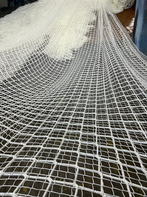 Güvenlik ağı parça tutma ağı 6mm 10x10göz 2mm 2x2 polyemit-polyester ARTİKEL072