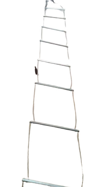 çelik halat merdiven 4mm 10x10mm çelik basamak ARTİKEL086